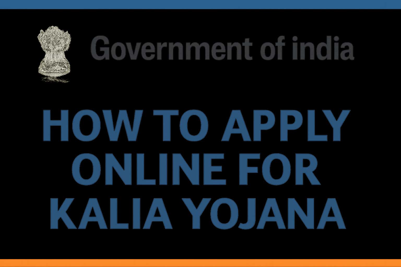 How to Apply Online for Kalia Yojana