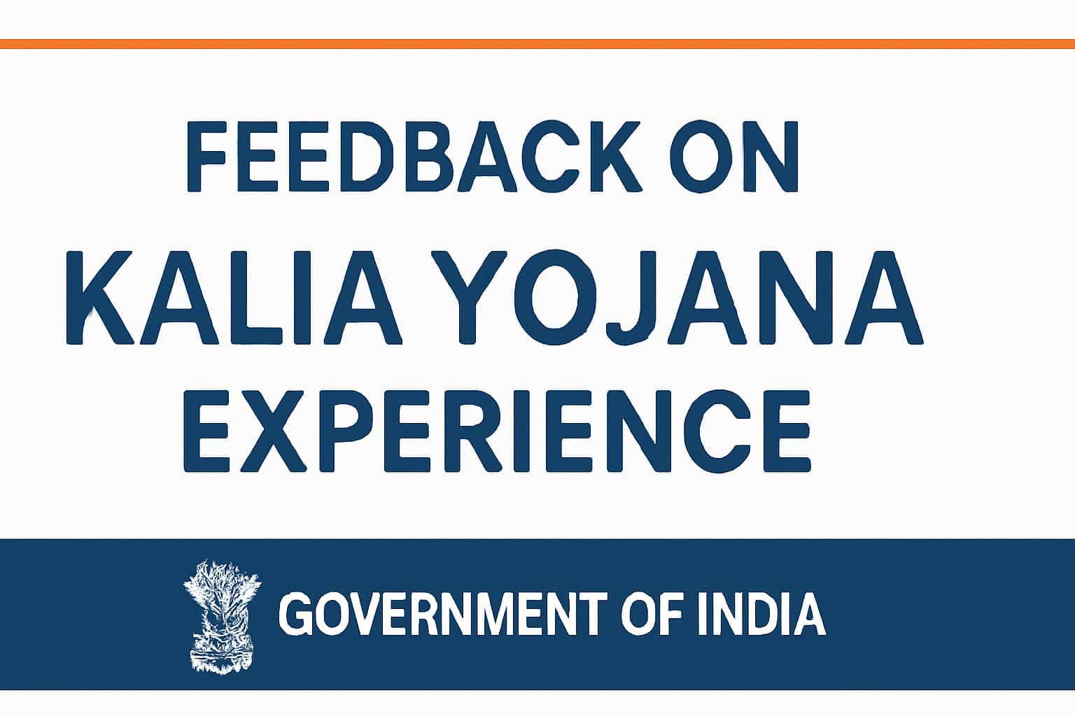 Feedback on Kalia Yojana Experience